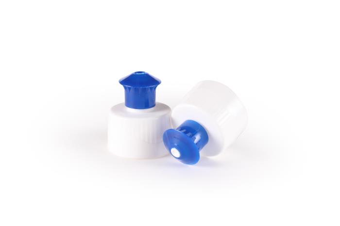 Push-pull cap P/P PCO for PET neck